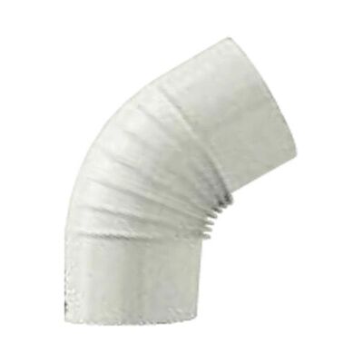 Fumisteria Classic B804 Curva Tubo Caminetto Bianco - Curva di Caminetto Fumisteria Classic B804 Curva Tubo Caminetto Bianco - Curva di Caminetto