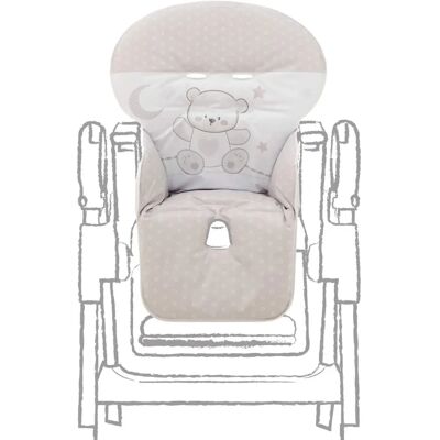 Italbaby - Jolie - Choco - PVC - Housse de chaise haute - Publicité Italbaby - Jolie - Choco - PVC - Housse de chaise haute - Publicité