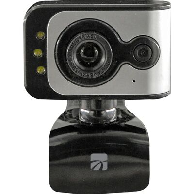 Xtreme 33854 Webcam - 640x480, USB, Nero, Argento - Webcam Xtreme 33854 Webcam - 640x480, USB, Nero, Argento - Webcam