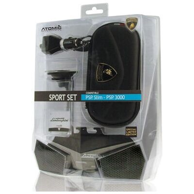 Atomic Accessories - Lamborghini PSP - Schwarz - CarCharge - Kit Atomic Accessories - Lamborghini PSP - Schwarz - CarCharge - Kit