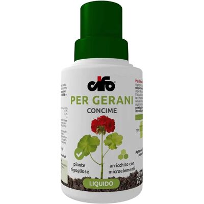 CIFO - Concime liquido per gerani piante ml 200 - 200 ml - Gerani - Liquido fertilizzante CIFO - Concime liquido per gerani piante ml 200 - 200 ml - Gerani - Liquido fertilizzante