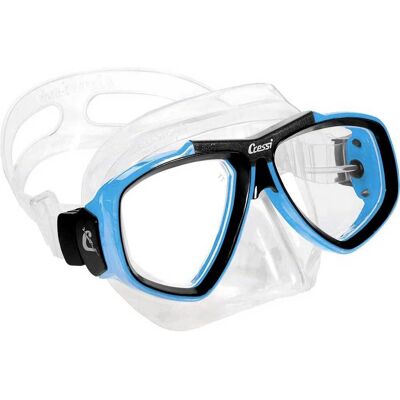 Maschera da immersione Cressi Focus - Blu, Trasparente, 1-10 diottrie Maschera da immersione Cressi Focus - Blu, Trasparente, 1-10 diottrie