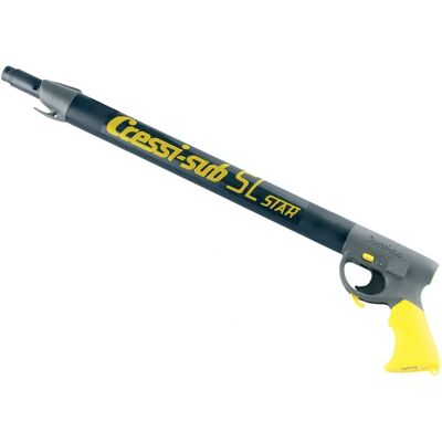 Arpón neumático Cressi Sl Star - 55 cm, Amarillo/Negro, Italia Arpón neumático Cressi Sl Star - 55 cm, Amarillo/Negro, Italia