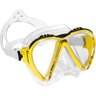 Masque de plongée Cressi Lince 2 - Transparent, Jaune, Femmes/Enfants Masque de plongée Cressi Lince 2 - Transparent, Jaune, Femmes/Enfants