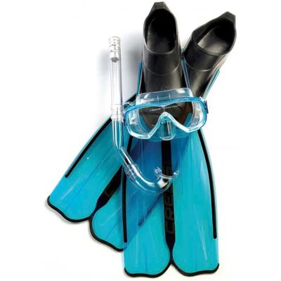 Cressi Markens Schnorchelset mit Flossen, Maske, Schnorchel - 33/34 Cressi Markens Schnorchelset mit Flossen, Maske, Schnorchel - 33/34
