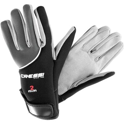 Gants de plongée Tropic Cressi - Unisexe 2mm Noir Gants de plongée Tropic Cressi - Unisexe 2mm Noir