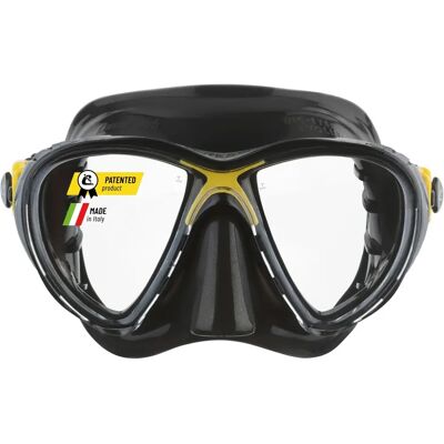 Cressi Sub Big Eyes Evolution - Lentilles Transparentes : Noir/Jaune - Masque de Plongée - Publicité Cressi Sub Big Eyes Evolution - Lentilles Transparentes : Noir/Jaune - Masque de Plongée - Publicité