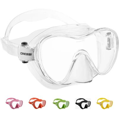 Cressi F1 Frameloze Masker voor Duiken en Snorkelen - Groot Cressi F1 Frameloze Masker voor Duiken en Snorkelen - Groot