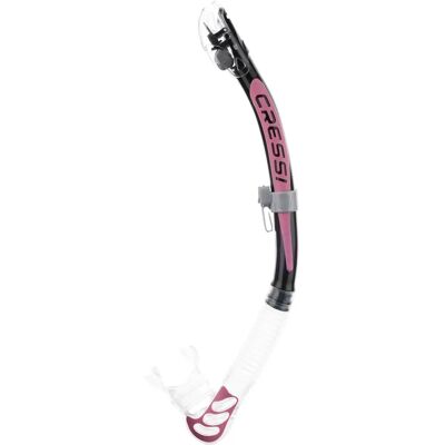 Cressi Alpha Ultra Dry - Tube de snorkel sec rose Cressi Alpha Ultra Dry - Tube de snorkel sec rose