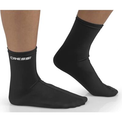Cressi Ultrastrech Sock - Flossenschuhe, Schwarz, Einheitsgröße Cressi Ultrastrech Sock - Flossenschuhe, Schwarz, Einheitsgröße