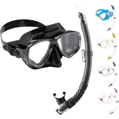 Cressi-Sub DM1000058 - Adultes Noirs - Pack de Snorkel Cressi-Sub DM1000058 - Adultes Noirs - Pack de Snorkel