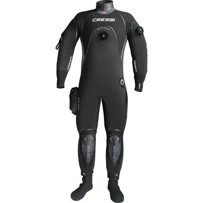 Cressi Desert Trockenanzug - Wasserdicht, Verstärkte Knie, Einstellbares Ventil Cressi Desert Trockenanzug - Wasserdicht, Verstärkte Knie, Einstellbares Ventil
