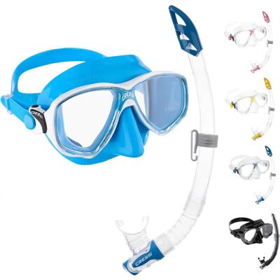 Set de máscara y tubo Cressi Marea Vip Colorama - Buceo Set de máscara y tubo Cressi Marea Vip Colorama - Buceo