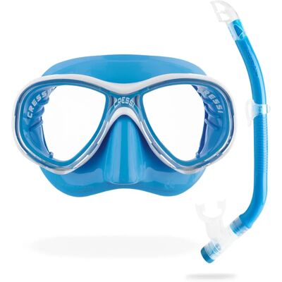 Cressi Marque Marea Vip Jr - Ensemble de snorkeling pour enfants 7-13 ans Cressi Marque Marea Vip Jr - Ensemble de snorkeling pour enfants 7-13 ans