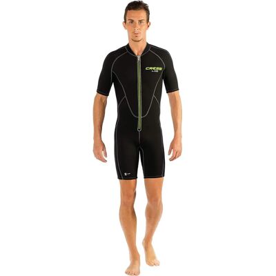 Cressi Lido FZ 2mm - Férfi Neoprén Ruha - Fekete-Zöld - Wetsuit Cressi Lido FZ 2mm - Férfi Neoprén Ruha - Fekete-Zöld - Wetsuit