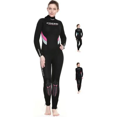 Cressi Castoro BZ 5mm - Combinaison Femme - Noir Cressi Castoro BZ 5mm - Combinaison Femme - Noir