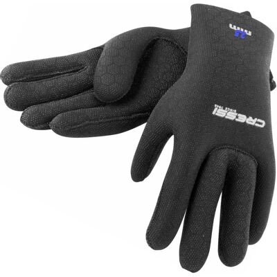 Cressi High Stretch 2,5mm neoprénhandskák - Fekete/Logó kék Cressi High Stretch 2,5mm neoprénhandskák - Fekete/Logó kék