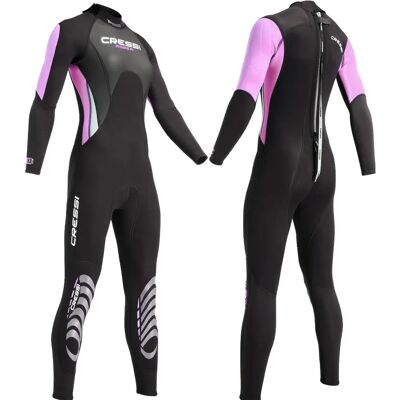 Cressi Morea Neopreen Overall - Alle Watersport - Zwart/Pink Cressi Morea Neopreen Overall - Alle Watersport - Zwart/Pink