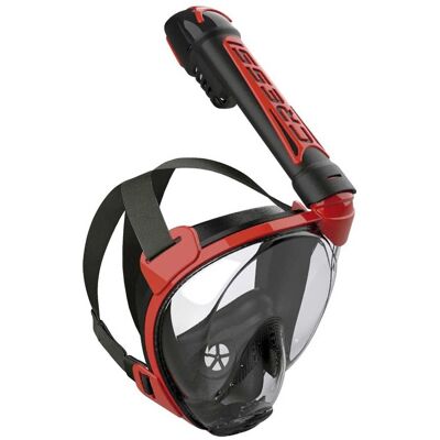 Máscara de Snorkel de Cara Completa Cressi Duke - Negro/Rojo - S/M Máscara de Snorkel de Cara Completa Cressi Duke - Negro/Rojo - S/M