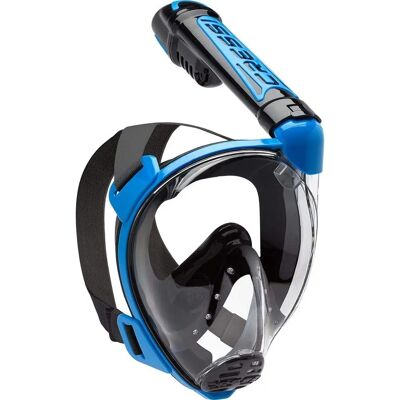 Cressi Duke Dry Bleu M/L - Masque facial de snorkeling - Publicité Cressi Duke Dry Bleu M/L - Masque facial de snorkeling - Publicité