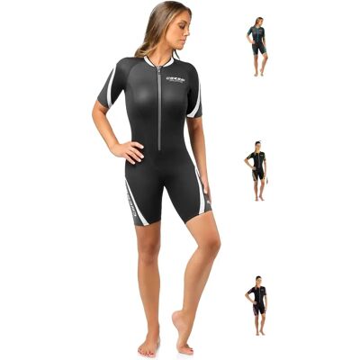 Cressi - Playa FZ 2.5mm - Dames Duikpak - Zwart - 2XL Cressi - Playa FZ 2.5mm - Dames Duikpak - Zwart - 2XL