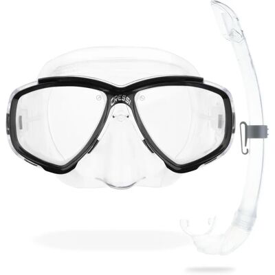 Ensemble Masque et Tuba Cressi-Sub - Transparent Adultes Ensemble Masque et Tuba Cressi-Sub - Transparent Adultes