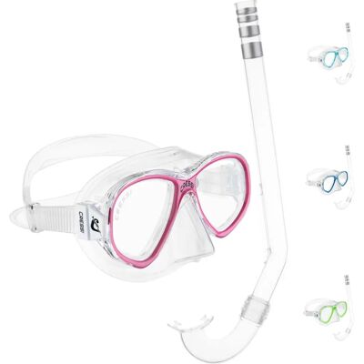 Cressi Perla Jr Pink - Mask Snorkel Set for Kids Cressi Perla Jr Pink - Mask Snorkel Set for Kids
