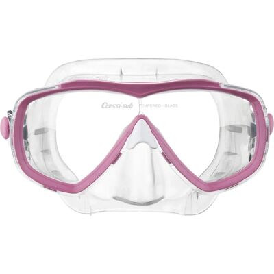Cressi Estrella - Masque de plongée Transparent Rose Cressi Estrella - Masque de plongée Transparent Rose