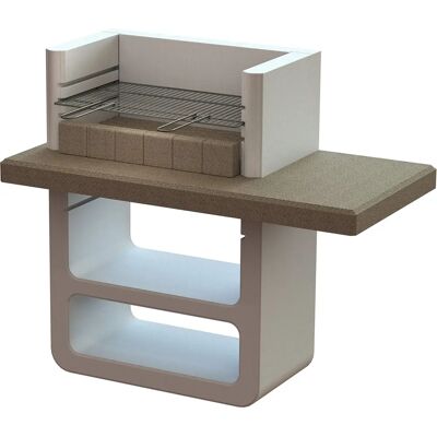 Barbecue Agadir Sarom - Calcestruzzo Leggero, 125x64x110,5 cm Barbecue Agadir Sarom - Calcestruzzo Leggero, 125x64x110,5 cm