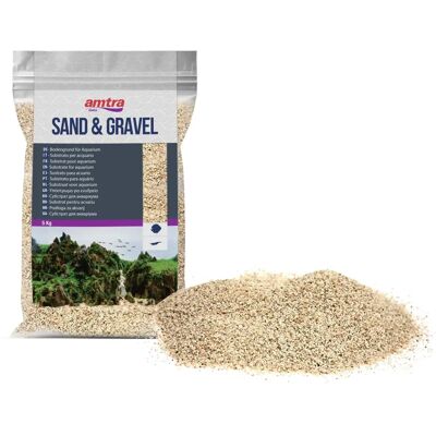 Amtra wit kwartsgrind voor aquarium - 5kg - Aquarium Substraat Amtra wit kwartsgrind voor aquarium - 5kg - Aquarium Substraat