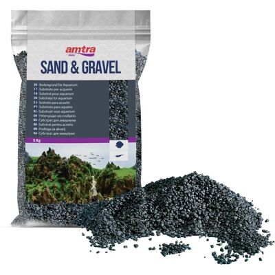 AMTRA Aquarium Grind - 2-3 mm, 5 kg - Decoratief niet giftig substraat AMTRA Aquarium Grind - 2-3 mm, 5 kg - Decoratief niet giftig substraat