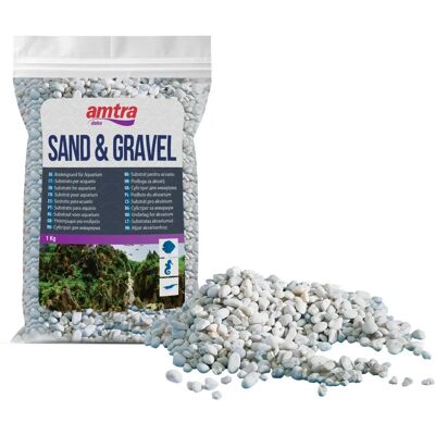 Gravier Blanc Noa Décor - 1kg pour Aquarium Gravier Blanc Noa Décor - 1kg pour Aquarium