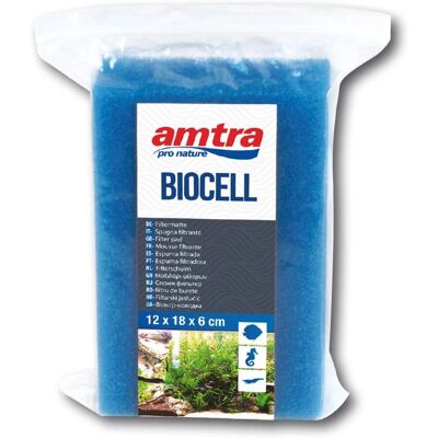 Mousse filtrante blu Amtra - 18x12x6 cm - Grande rete Mousse filtrante blu Amtra - 18x12x6 cm - Grande rete