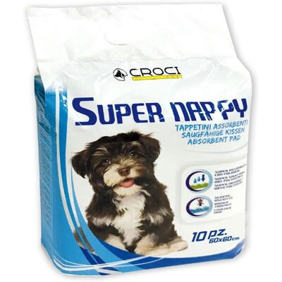 Croci C6Oi0010 - Accessoires pour Couches pour Chiens - Lot de 10 cotons pour couche de douche Croci C6Oi0010 - Accessoires pour Couches pour Chiens - Lot de 10 cotons pour couche de douche