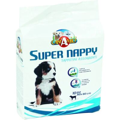Tapis d'apprentissage Croci Super Nappy - 60x90 cm, lot de 10 Tapis d'apprentissage Croci Super Nappy - 60x90 cm, lot de 10