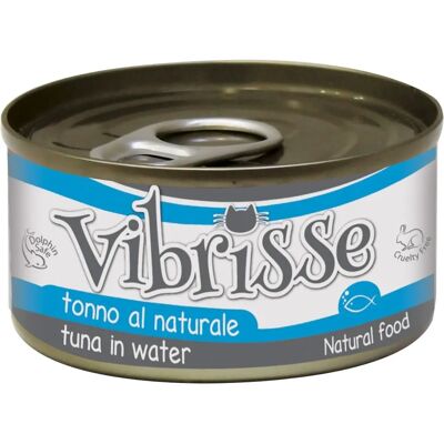 Vibrisse Nourriture Humide Naturelle au Thon pour Chats - Publicité Vibrisse Nourriture Humide Naturelle au Thon pour Chats - Publicité