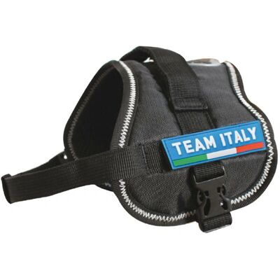 Hiking - Basic Nylon - 56-76 cm - Nero - Dog Harness Hiking - Basic Nylon - 56-76 cm - Nero - Dog Harness