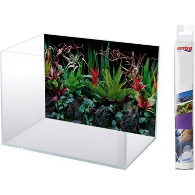 Amtra Double Face Flora - Fond d'aquarium - 30x60 cm Amtra Double Face Flora - Fond d'aquarium - 30x60 cm