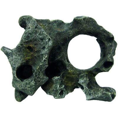 Amtra - Gallura Gray Rock with Hole 24.5x18x14cm aquarium decoration Amtra - Gallura Gray Rock with Hole 24.5x18x14cm aquarium decoration