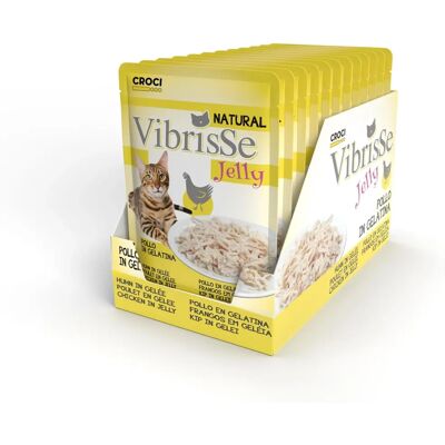 Vibrisse Nourriture Humide au Poulet en Gelée - 70G - Publicité Vibrisse Nourriture Humide au Poulet en Gelée - 70G - Publicité
