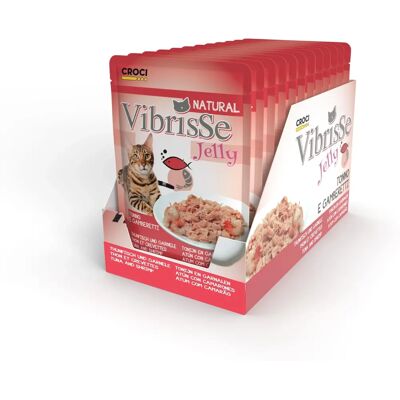 Vibrisse Nourriture humide au thon et crevettes - Publicité Vibrisse Nourriture humide au thon et crevettes - Publicité