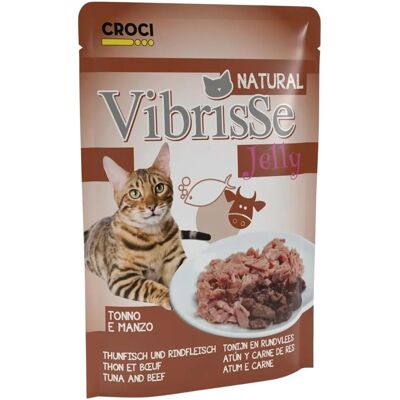 Vibrisse Thon et Veau en Gelée - Nourriture pour chats Vibrisse Thon et Veau en Gelée - Nourriture pour chats