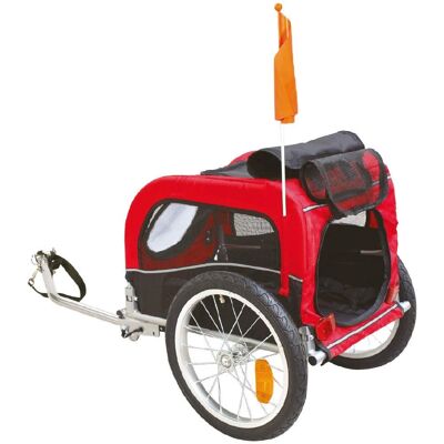 Croci Trailer for Dogs - Bike Trailer with Reflective Strips - Max 30kg Croci Trailer for Dogs - Bike Trailer with Reflective Strips - Max 30kg