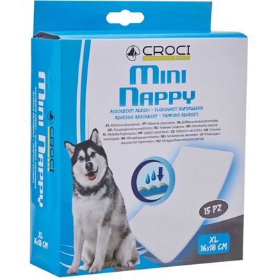 Croci XL 16x18 cm Assorbenti per Mutandine Igieniche per Cani - 90 Pezzi Croci XL 16x18 cm Assorbenti per Mutandine Igieniche per Cani - 90 Pezzi