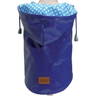 Croci Blauwe Regenjas - Waterdicht, Capuchon, Lusklem voor Honden Croci Blauwe Regenjas - Waterdicht, Capuchon, Lusklem voor Honden