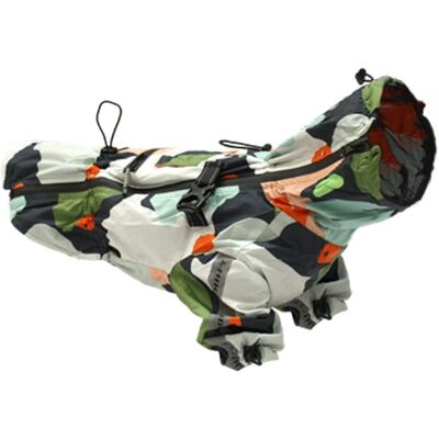 Croci Waterproof Dog Raincoat - Harlequin - Breathable, Reflective, Adjustable - 35cm Croci Waterproof Dog Raincoat - Harlequin - Breathable, Reflective, Adjustable - 35cm