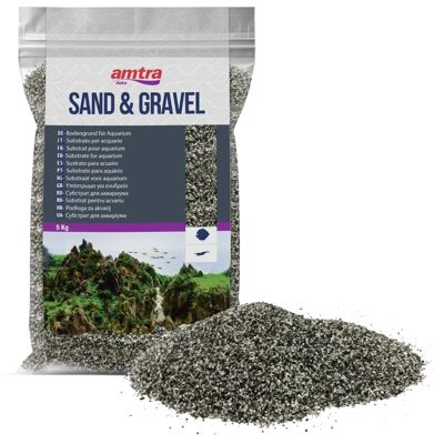 Amtra Sabbia Per Acquario - Zambesi Mix - 5 Kg Akvariesand Amtra Sabbia Per Acquario - Zambesi Mix - 5 Kg Akvariesand