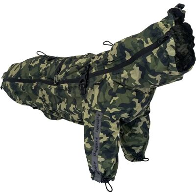 Croci Waterproof Camouflage Dog Raincoat - 25cm Croci Waterproof Camouflage Dog Raincoat - 25cm