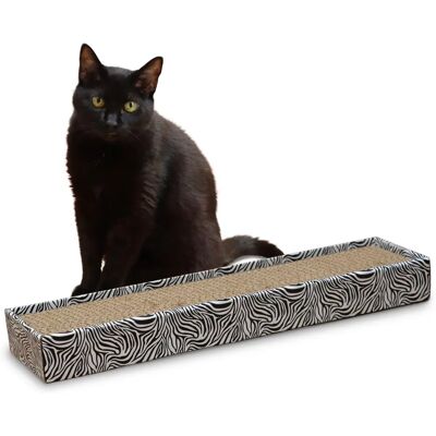 Croci Zebra Kattskratch - Modern Design, Dubbelsidig, Lätt Croci Zebra Kattskratch - Modern Design, Dubbelsidig, Lätt