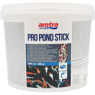 Amtra Pro Pond Stick - Pokarm dla Koi i Złotych Ryb - 5L Amtra Pro Pond Stick - Pokarm dla Koi i Złotych Ryb - 5L